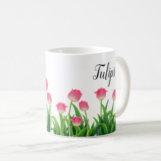 Tulips Coffee Tasse (VorderseiteRechts)