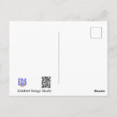 Tulips Collage DIY Postkarte (Rückseite)