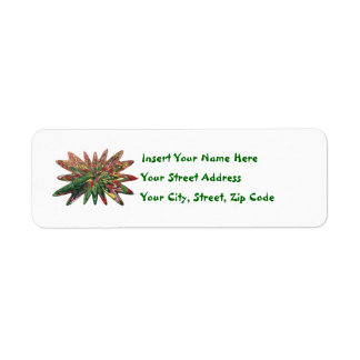 Tulips Collapsing Design Anpassbare Labels