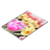 Tulips Daffodis Pflanze Care Notebook Notizblock (Linke Seite)