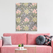 Tulips, Daisien und Honeysuckle Leinwanddruck (Insitu (Wohnzimmer))