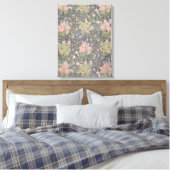 Tulips, Daisien und Honeysuckle Leinwanddruck (Insitu (Schlafzimmer))