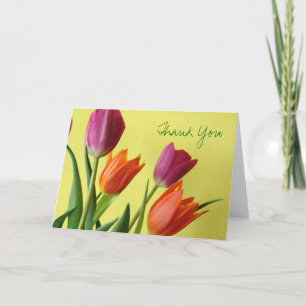Tulips Dankeschön Note Card Dankeskarte