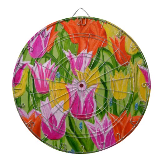 Tulips Dartscheibe (vorne)