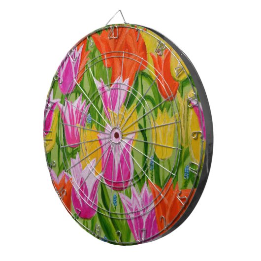 Tulips Dartscheibe (Vorderseite rechts)