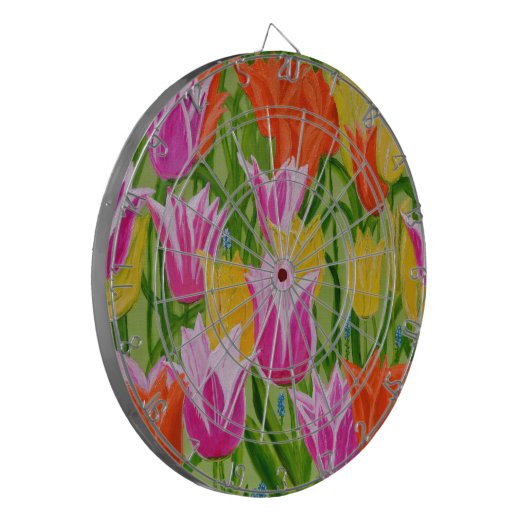 Tulips Dartscheibe (Vorderseite Links)