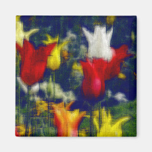 Tulips digitale Wirkung des Stils "Eindruck" Magnet
