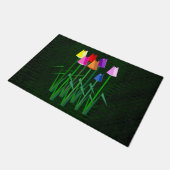 Tulips Doormat Fußmatte (Schrägansicht)