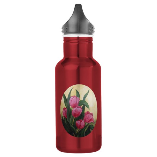 Tulips Edelstahlflasche (Links)