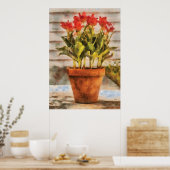 Tulips - Ein Topf mit Tulips Poster (Küche)