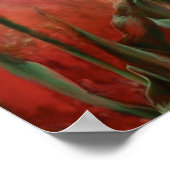 Tulips - Farben der Liebe Art Poster/Print Poster (Ecke)