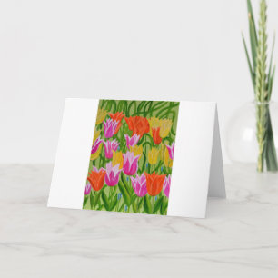 Tulips Feiertagskarte