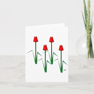 Tulips Feiertagskarte