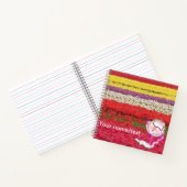 Tulips Feldkust. Notebook Notizblock (Innenseite)