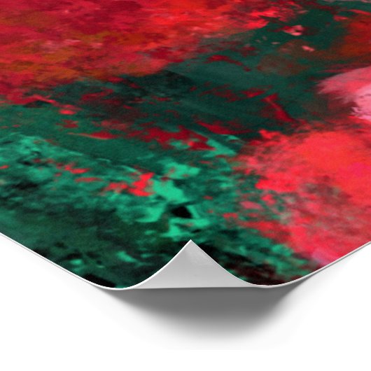 Tulips Field - Landschaft - Frühjahr in den Nieder Poster (Ecke)