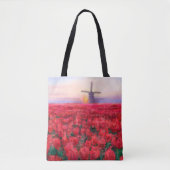 Tulips Field - Landschaft - Frühjahr in den Nieder Tasche (Vorderseite)