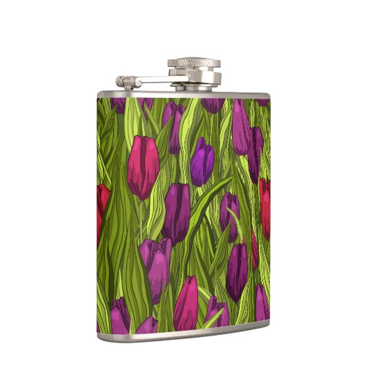 Tulips Flachmann (Rechts)