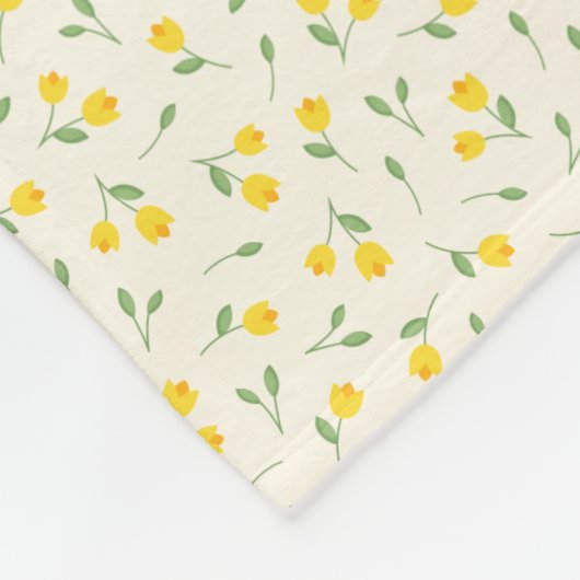 Tulips Fleecedecke (Ecke)