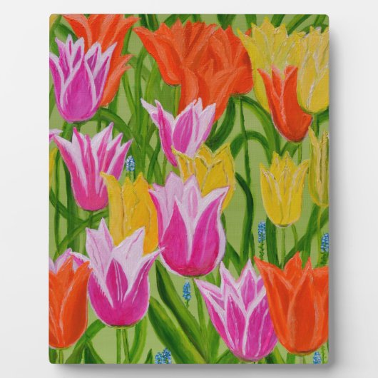 Tulips Fotoplatte (Vorderseite)