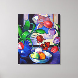 Tulips & Frucht - Canvas Print Leinwanddruck