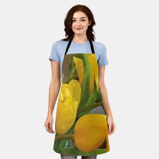 Tulips für Alice-Schürze Schürze (Getragen)