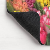 Tulips für den Verkauf von NYC Blume Stand Bauern  Mousepad (Ecke)