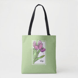 Tulips für die Sage Tote Tasche