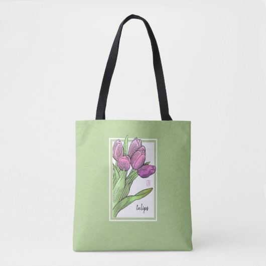 Tulips für die Sage Tote Tasche (Vorderseite)