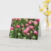 Tulips Galore Blank Greeting Card Karte (Gelbe Blume)