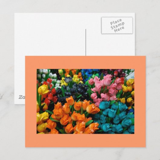 Tulips Galore Postkarte (Vorne/Hinten)