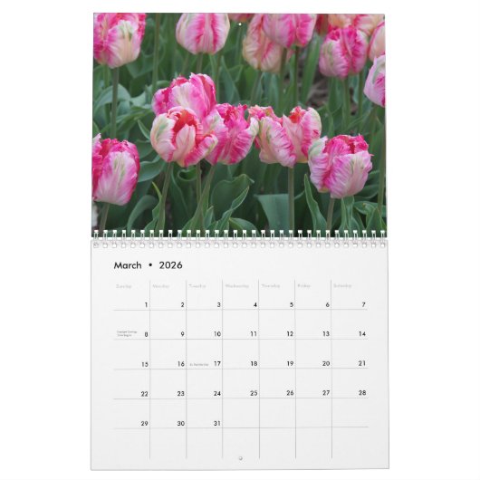 Tulips ganzjährig kalender (Mär 2026)