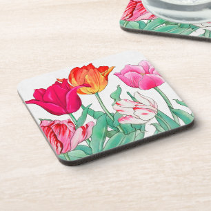 Tulips Garden Getränkeuntersetzer