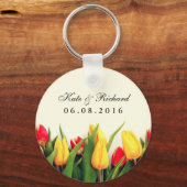 Tulips Gastgeschenk Hochzeit Schlüsselanhänger (Vorderseite)