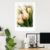 "Tulips"-Gemälde auf Leinwand Poster (Heimbüro)