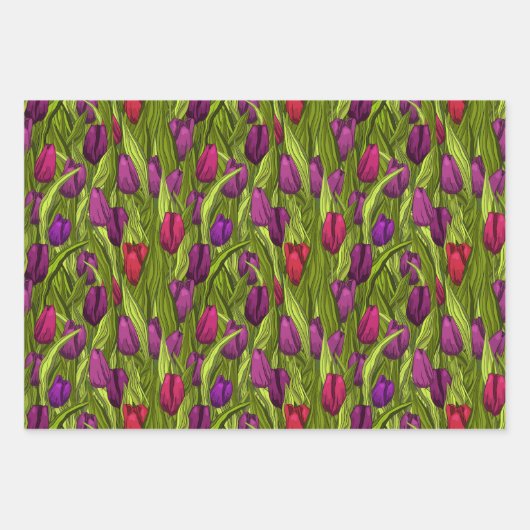 Tulips Geschenkpapier Set (Vorderseite 2)