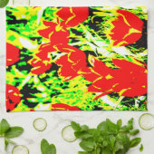 Tulips Geschirrtuch (Gefaltet)