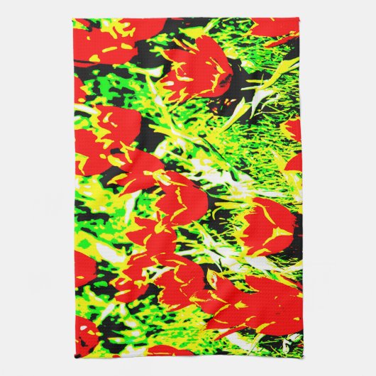 Tulips Geschirrtuch (Vertikal)