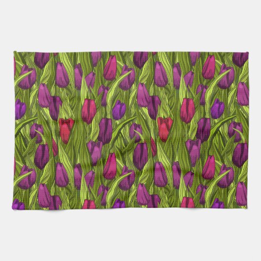 Tulips Geschirrtuch (Horizontal)