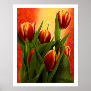 Tulips - Gibney 2010 Das MUSEUM Zazzle Geschenke Poster