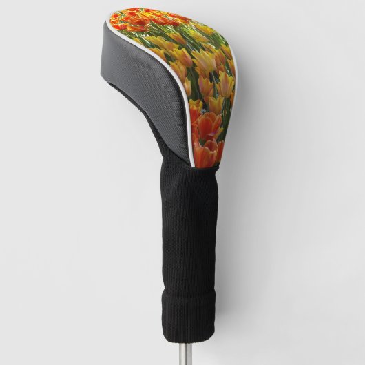 Tulips Golf Head Cover Headcover (angewinkelt)