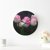 Tulips Große Wanduhr (Zuhause)