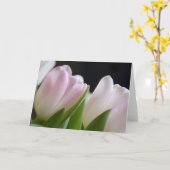 Tulips ・ Grußkarte Karte (Gelbe Blume)