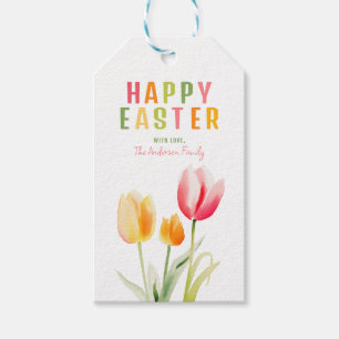 Tulips Happy Oaster Geschenkanhänger