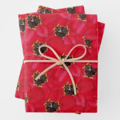 Tulips Hintergrund Packpapier Blatt (Beispiel)