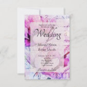 Tulips Hochzeit Einladung (Vorderseite)