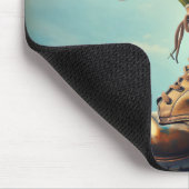 Tulips im alten Boot Mousepad (Ecke)