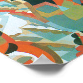 Tulips in Abstrakt Poster (Ecke)