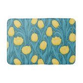 Tulips in blau und gelb badematte (Vorderseite)