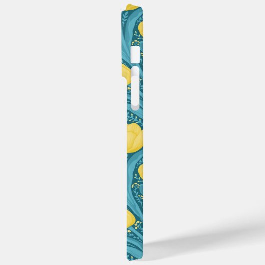 Tulips in blau und gelb Case-Mate iPhone hülle (Rückseite / Links)