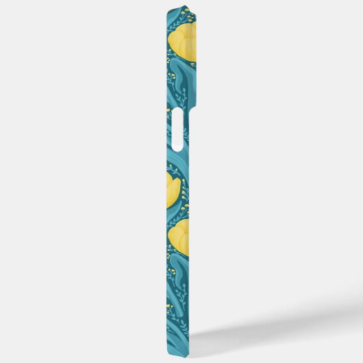 Tulips in blau und gelb Case-Mate iPhone hülle (Rückseite / Rechts)